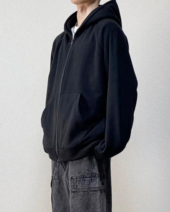 【SIRCR】ボリュームマイクロフリースフルジップパーカー