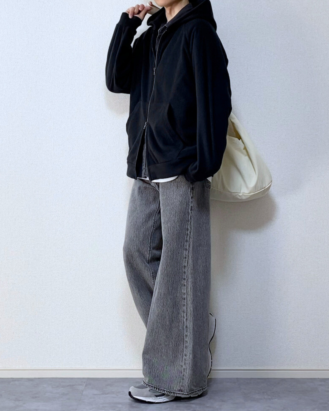 【SIRCR】ボリュームマイクロフリースフルジップパーカー