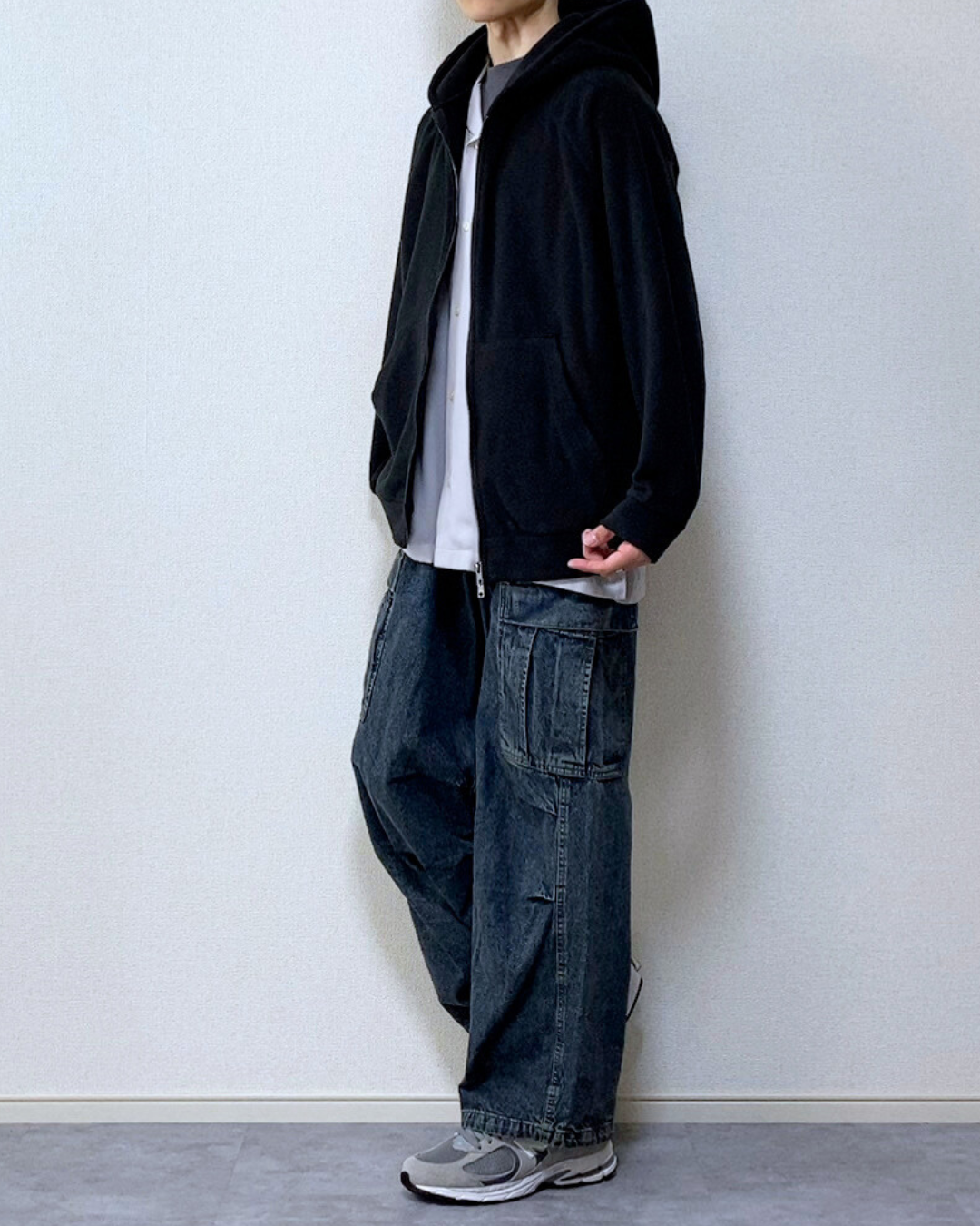 【SIRCR】ボリュームマイクロフリースフルジップパーカー