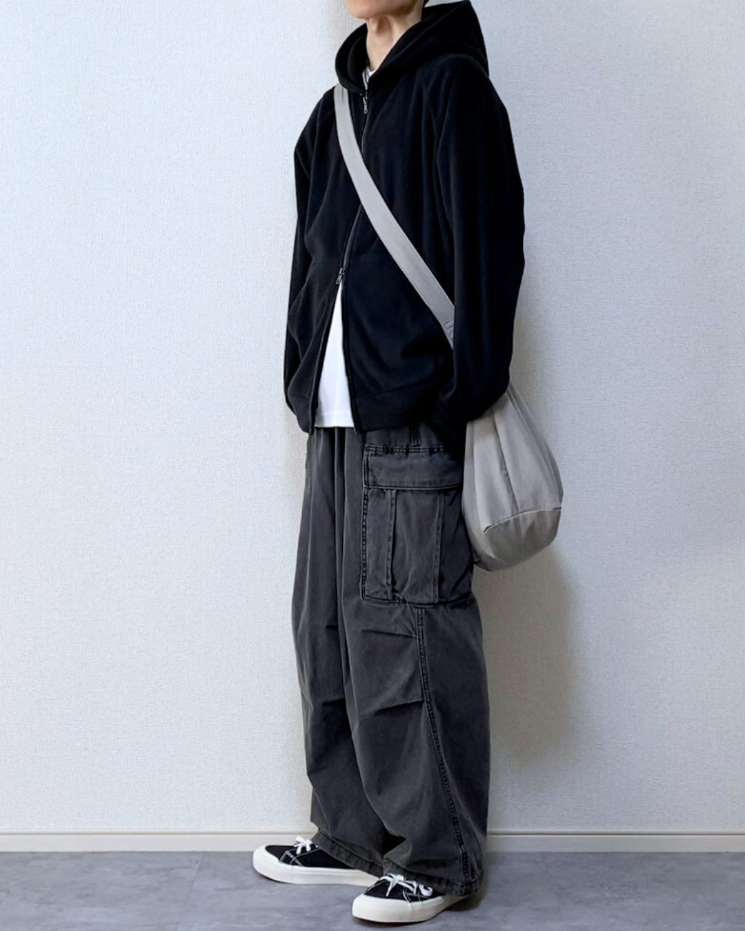 【SIRCR】ボリュームマイクロフリースフルジップパーカー