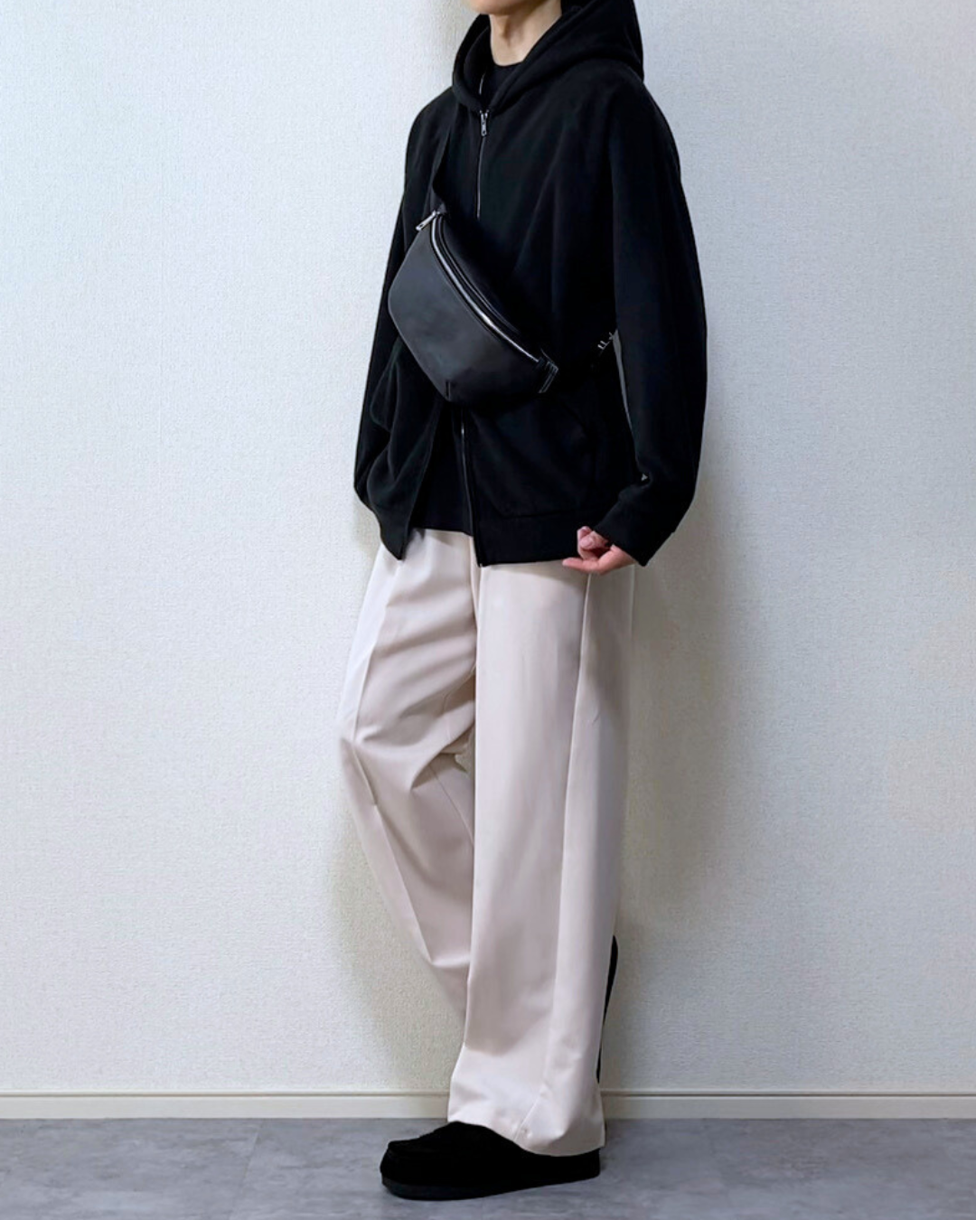 【SIRCR】ボリュームマイクロフリースフルジップパーカー