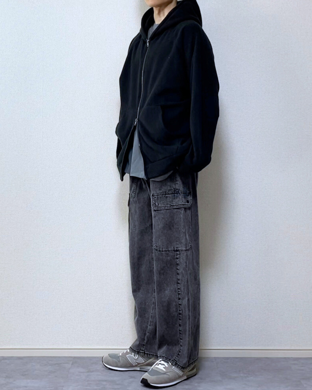 【SIRCR】ボリュームマイクロフリースフルジップパーカー